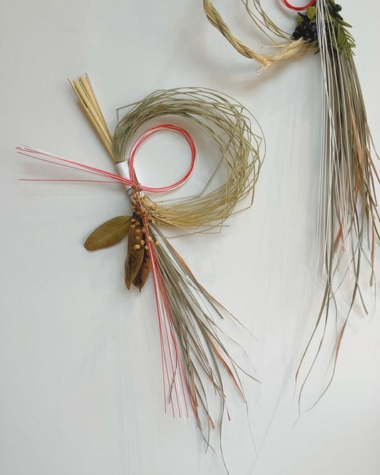 レモングラスのしめ縄づくり